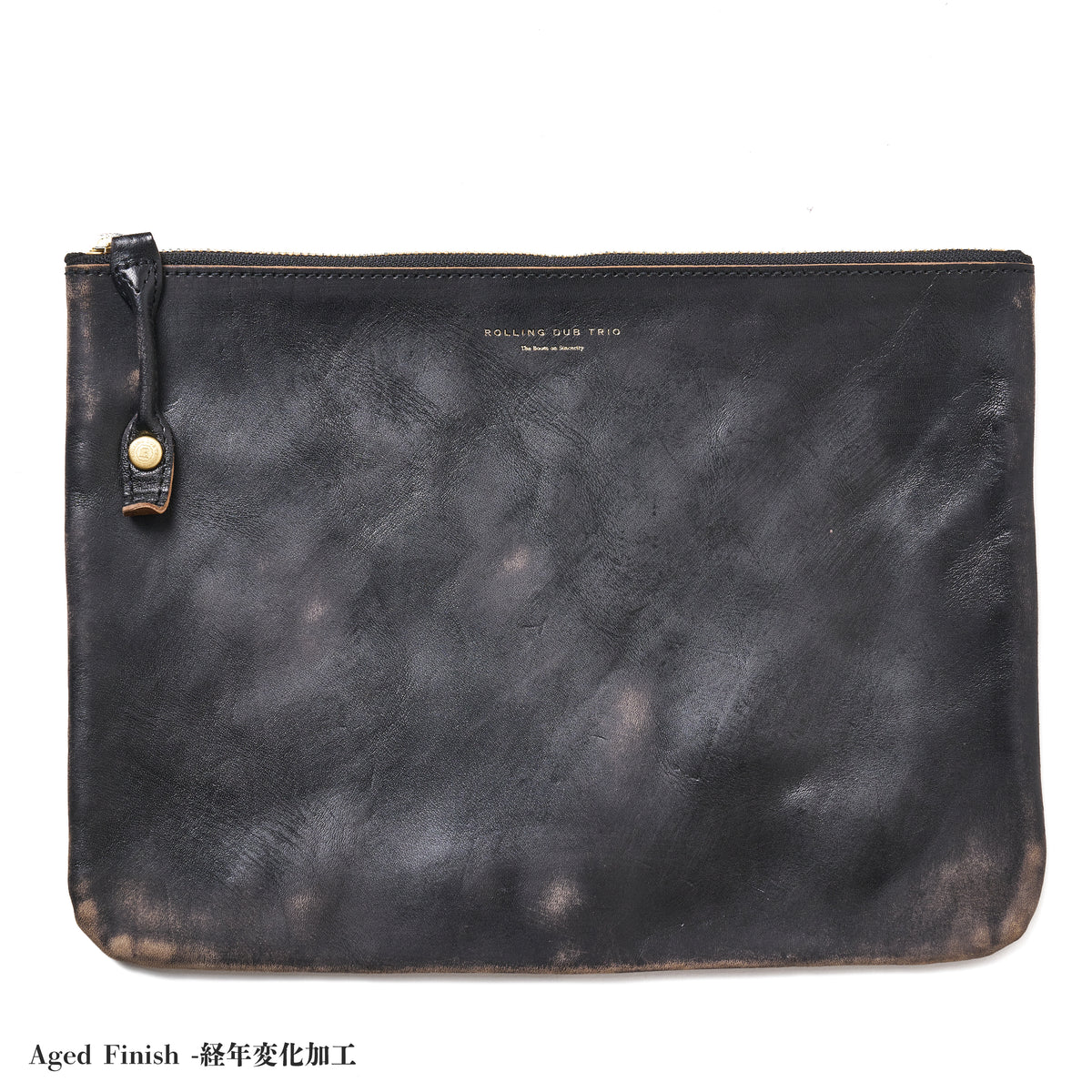 ポチ size L ］SQUARE ZIP & SNAP POUCH -LEATHER – THE BOOTS SHOP ONLINE