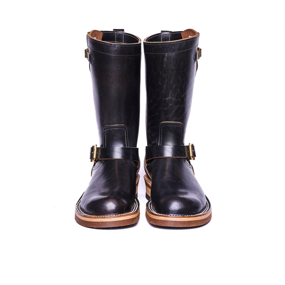 【美品】ローリングダブトリオ　エンジニアブーツ ブラック ローリングダブトリオ エンジニアブーツ ジラフ 10.5inchをお