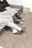 LEATHER ROOM SLIPPER
