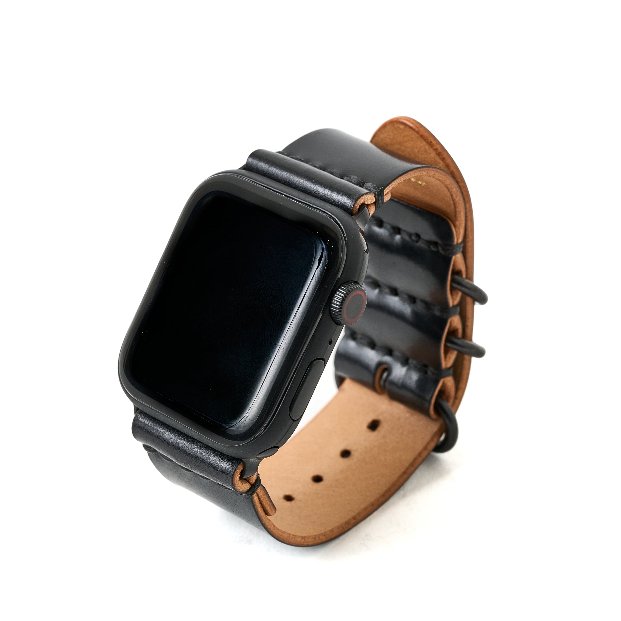 MILITARY STRAP FOR APPLE WATCH (ROCADO_COADOVAN_BLACK) – THE BOOTS SHOP  ONLINE