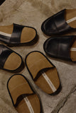 LEATHER ROOM SLIPPER