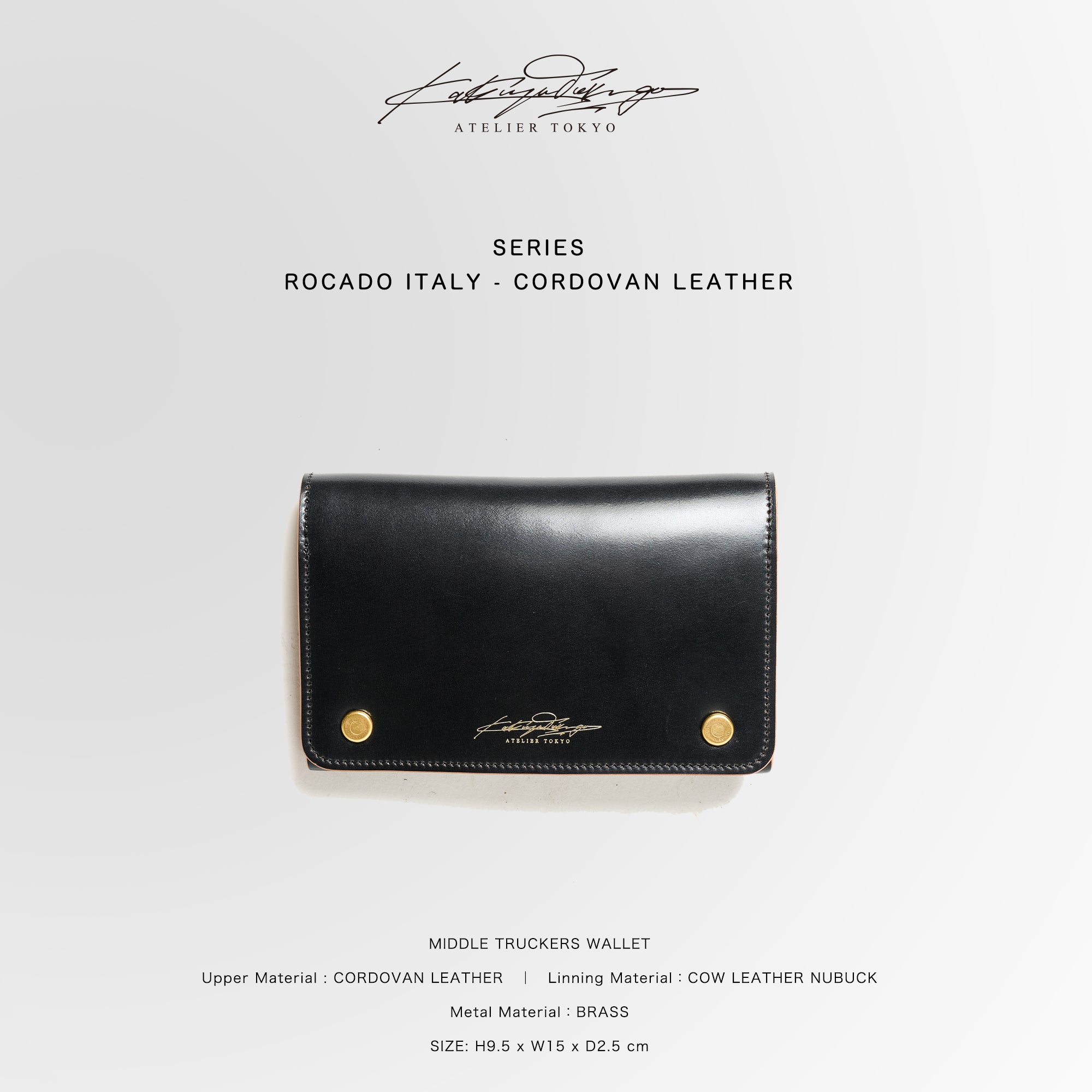 MIDDLE TRUCKERS WALLET (Cordovan leather) – THE BOOTS SHOP