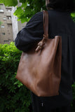 BOX TOTE BAG -LEATHER-