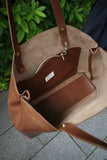 BOX TOTE BAG -LEATHER-