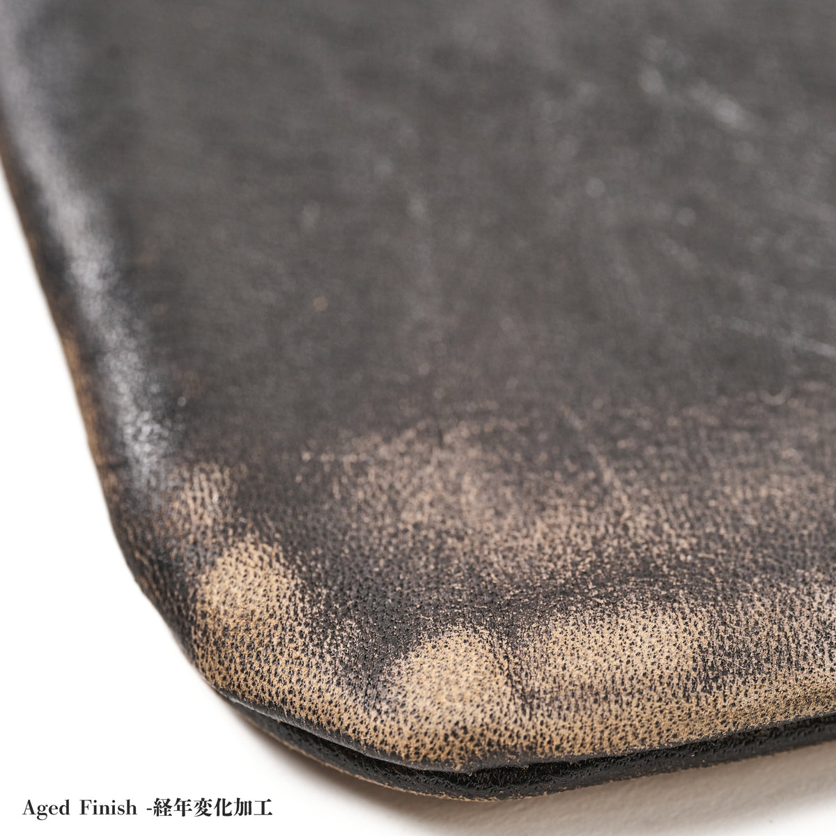 size L ］SQUARE ZIP & SNAP POUCH -LEATHER – THE BOOTS SHOP ONLINE