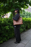 BOX TOTE BAG -LEATHER-