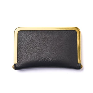 METAL CLASP CARD CASE (Deer leather)