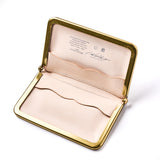 METAL CLASP CARD CASE (Deer leather)