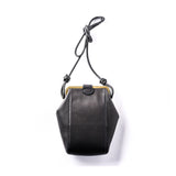 METAL CLASP POUCH - LONG (Deer leather)